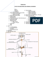 Endocrine: Common Lab Tests For Endocrine and Hormonal Disorders