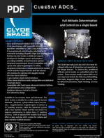 CubeSat ADCS Datasheet