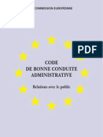 Commission Européenne - Code de Bonne Conduite Administrative