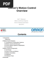 Omron's Motion Control Overview - April 2013