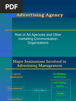 Advertising Agency: Role of Ad Agencies and Other Marketing Communication Organizations