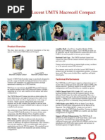 Lucent UMTS Macrocell Compact Product Datasheet