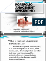 Portfolio Management Services (PMS) : Prepared & Presented by Suresh Ch. Panda (MBA, Finance)