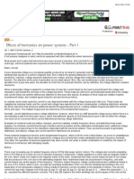 Effects of Harmonics On Power Systems