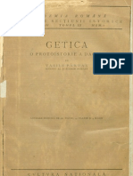 Vasile Pârvan, Getica. O Protoistorie A Daciei