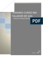 Temario Instalador Gas Categoria B