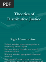 Theories of Distributive Justice