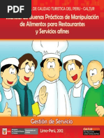 Manual Buenas Prácticas de Manipulación de Alimentos para Restaurantes