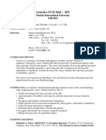 Syllabus Genetics PCB 3063 b51