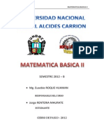 Trabajo de Matematica Basica II