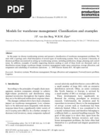 Berg - 1999 - Models For Warehouse Management Classification and Examples