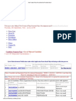 List of Objected Candidates Up Police 2013