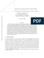 Tensor Decompositions For Learning Latent Variable Models: Mtelgars@cs - Ucsd.edu