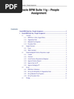 Oracle BPM Suite 11g Sample - People Assignment