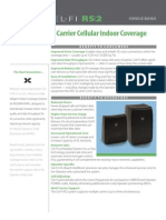 CEL FI RS2 Multi-Carrier Cellular Indoor Coverage: Single Band