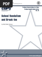 School Vandalism and Break-Ins