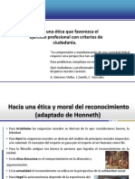 Etica. Ciudadania Moral de Reconocimiento