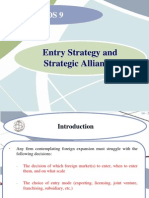 Entry Strategy and Strategic Alliances