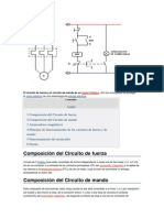 El Circuito de Fuerza y El Circuito de Mando de Un