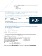 Corporate Finance - Formulas