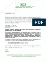 Reunión Comité de Revisión Carta Circular Del Programa de Servicios Bibliotecarios y de Información