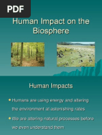 Lecture (Human Impact Environment)