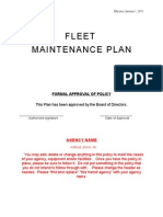 Fleet Maintenance Plan Example 2-11