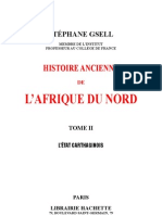 HISTOIRE ANCIENNE de l'AFRIQUE DU NORD-par Stéphne Gsell-Tome 2