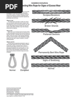 Inspecting Wire Rope For Signs of Excess Wear: Scrapes/Abrasions