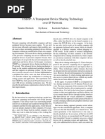 USB/IP: A Transparent Device Sharing Technology Over IP Network