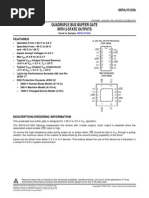 Quadruple Bus Buffer Gate With 3-State Outputs: Features