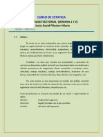 Teoria y Practica de Analisis Vectorial (Fuerzas) (Semana 1 y 2)