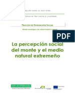 La Percepcion Social Del Monte y El Medio Natural Extremeno