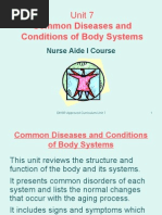 Unit 7-Common Diseases and Conditions of Body Systems