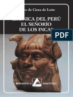 Cronicas Del Peru - Pedro de Ciena de Leon