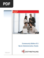 DotNetNuke CE 5.3 Quick Administration Guide