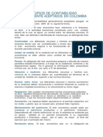 Principios de Contabilidad Generalmente Aceptados en Colombia