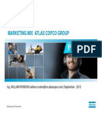 Marketing Mix Atlas Copco Group (William Rondon)