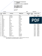 ELEMENTARY - Tacloban Room Assignments For September 2013 LET