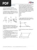 Geometria Espacial Cones Exercicios