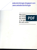 Mecanica en El Tratamiento de La Ortodoncia y La Aparatologia de Arco Recto - Bennet