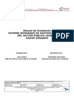 Manual de Instalación-SIGESP VERSIONES - (ORGANOS) - 1