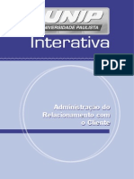 Administração Do Relacionamento Com Cliente