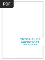 Tutorial de Microsoft Proyect