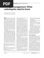 Storage Management: What Radiologists Need To Know