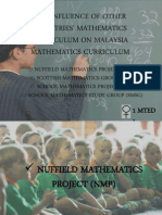 The Influence of Other Countries' Mathematics Curriculum