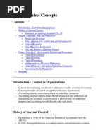 Internal Control Concepts