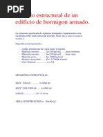 Calculo Estructural de Un Edificio de Hormigon Armado (Etabs)