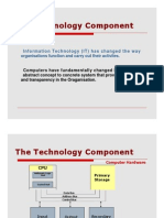 The Technology Component The Technology Component The Technology Component