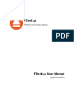 FBackup User Manual